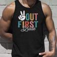 Peace Out First Grade Last Day Of School 2022 Graduation Unisex Tank Top Gifts for Him
