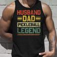 Pickleball Husband Dad Legend Unisex Tank Top Gifts for Him