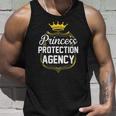 Princess Protection Agency Tiara Badge Mens Fathers Day Unisex Tank Top Gifts for Him