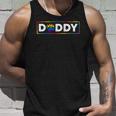 Mens Proud Gay Daddy Bear Paw Pride Rainbow Lgbtq Dad Fathers Day Tank Top Gifts for Him