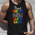 Proud Mom Of A Smartass Gay Son Funny Lgbt Ally Mothers Day Unisex Tank Top Gifts for Him