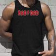 Mens Rad Dad Cool Vintage Rock And Roll Fathers Day Papa Tank Top Gifts for Him