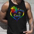 Rainbow Sunflower Love Is Love Lgbt Gay Lesbian Pride V2 Unisex Tank Top Gifts for Him