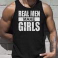 Mens Real Men Make Girls Newborn Paternity Girl Daddy Tank Top Gifts for Him