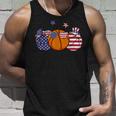 Red White Blue Basketball Lover Patriotic 4Th Of July Gifts Unisex Tank Top Gifts for Him