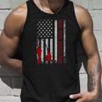 Reel Cool Bonus Dad American Flag Fishing Fathers Day Unisex Tank Top Gifts for Him