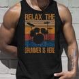 Relax The Drummer Here Unisex Tank Top Gifts for Him