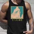 Retro 90S Japanese Aesthetic Waifu Anime Graphic Unisex Tank Top Gifts for Him