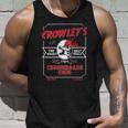 Retro Crowleys Crossroads Dive Bar Unisex Tank Top Gifts for Him