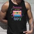 Retro Dance Party Disco Birthday Made In 80S Cassette Tape Unisex Tank Top Gifts for Him