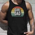 Retro Girl Dad Proud Father Love Dad Of Girls Vintage Unisex Tank Top Gifts for Him