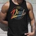 Mens Retro Vintage Best Dad Ever Father Daddy Fathers Day Tank Top Gifts for Him