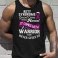 Rett Syndrome Doesnt Come With A Manual It Comes With A Warrior Who Never Gives Up Purple Ribbon Rett Syndrome Rett Syndrome Awareness Unisex Tank Top Gifts for Him