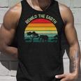 Rewild The Earth Animal Forest Earth Day Unisex Tank Top Gifts for Him