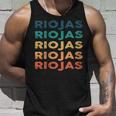 Riojas Name Shirt Riojas Family Name Unisex Tank Top Gifts for Him