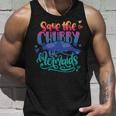 Save The Chubby Mermaids Funny Mermaid Unisex Tank Top Gifts for Him