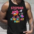 Stepdad Of The Birthday Boy Donut Dab Birthday Unisex Tank Top Gifts for Him