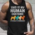 This Is My Human Costume Schnauzer Lover Halloween Costume Unisex Tank Top Gifts for Him