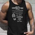 To My Stepped Up Dad His Name Unisex Tank Top Gifts for Him