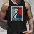 Too Cool For British Rule George Washington American Retro Unisex Tank Top Gifts for Him