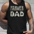 Tractor Dad Farming Father Farm Lover Farmer Daddy V2 Unisex Tank Top Gifts for Him