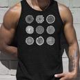 Tree Trunk Pattern Tree Forest Growth Rings Unisex Tank Top Gifts for Him