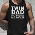 Mens Twin Dad Like A Normal Dad Dad Of Twins Fathers Day Tank Top Gifts for Him
