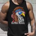 Ultra Maga Trump Sunglasses Eagle Head Usa Flag Bandana Unisex Tank Top Gifts for Him