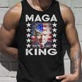 Ultra Mega King Trump Vintage American Us Flag Anti Biden Unisex Tank Top Gifts for Him