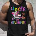 Uncle Birthday Girl Rolling Skate Birthday Family Party Unisex Tank Top Gifts for Him