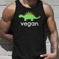 Vegan Dinosaur Green Save Wildlife Unisex Tank Top Gifts for Him
