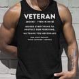 Veteran Definition Funny Proud Veteran Military Meaning T-Shirt Unisex Tank Top Gifts for Him