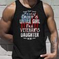 Veteran Im Veterans Daughter Not Just Daddys Little Girl Vintage American Flag Veterans Da Navy Soldier Army Military Unisex Tank Top Gifts for Him