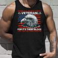 Veteran Veterans Day Thank Us Armed Forcesveterans For Its Their Blood That Paid Navy Soldier Army Military Unisex Tank Top Gifts for Him