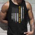 Vintage American Flag Proud Retired Coal Miner Retirement Unisex Tank Top Gifts for Him