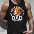 Vintage Distressed Best Lovers Dad 180 Beagle Dog Unisex Tank Top Gifts for Him