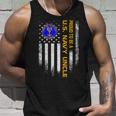 Vintage Usa American Flag Proud To Be Us Navy Uncle Military Unisex Tank Top Gifts for Him