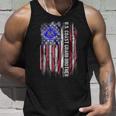 Vintage Usa American Flag Proud Us Coast Guard Brother Funny Unisex Tank Top Gifts for Him