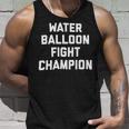 Water Balloon Fight Champion Summer Camp Games Picnic FamilyShirt Unisex Tank Top Gifts for Him