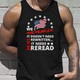 We The People It Doesnt Need To Be Rewritten 4Th Of July Unisex Tank Top Gifts for Him