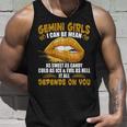 Womens Gemini Girl I Can Be Mean Saying Birthday Zodiac Girls Unisex Tank Top Gifts for Him