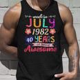 Womens Made In July 1982 40 Years Of Being Awesome 40Th Birthday Unisex Tank Top Gifts for Him