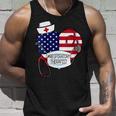 Womens Respiratory Therapist Love America 4Th Of July For Nurse Dad Unisex Tank Top Gifts for Him