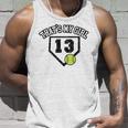 13 Thats My Girl Softball Mom Dad Of Number 13 Softball Unisex Tank Top Gifts for Him