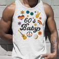 1960S Vintage Sixties Costume Party 60S Hippie Theme Party V4 Unisex Tank Top Gifts for Him