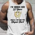 50 Year Co-Worker Fifty Years Of Service Work Anniversary Unisex Tank Top Gifts for Him