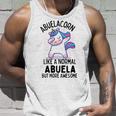 Abuelacorn Funny Unicorn Dabbing Gift Like A Normal Abuela But More Awesome Unisex Tank Top Gifts for Him