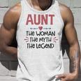 Aunt Gift Aunt The Woman The Myth The Legend Unisex Tank Top Gifts for Him
