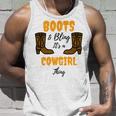 Boots Bling Its A Cowgirl Thing Unisex Tank Top Gifts for Him