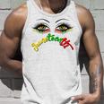 Bright Eyes Juneteenth African American Eye Black Flag V2 Unisex Tank Top Gifts for Him